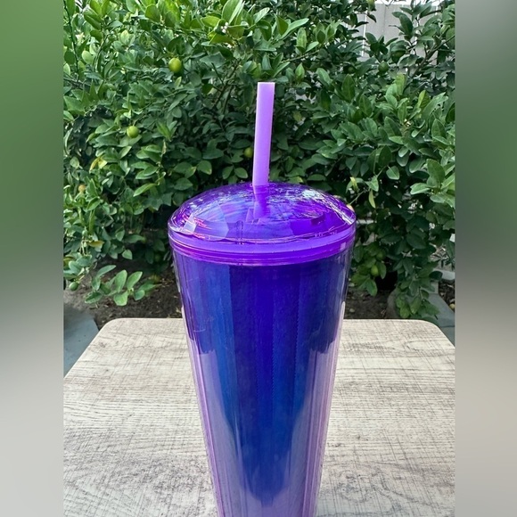 STARBUCKS PURPLE DOME KALEIDOSCOPE TUMBLER - Picture 2 of 7